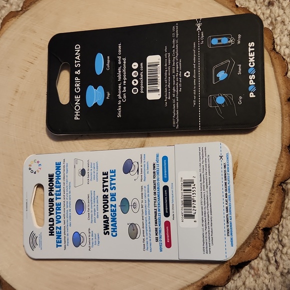 PopSockets Set 2 Phone Grips Floral & Sparkle NEW - Picture 4 of 4